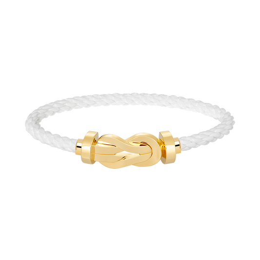 [Liorra]CHANCE LARGE 8 FIGURE BUCKLE NO DIAMOND BRACELET GOLD
