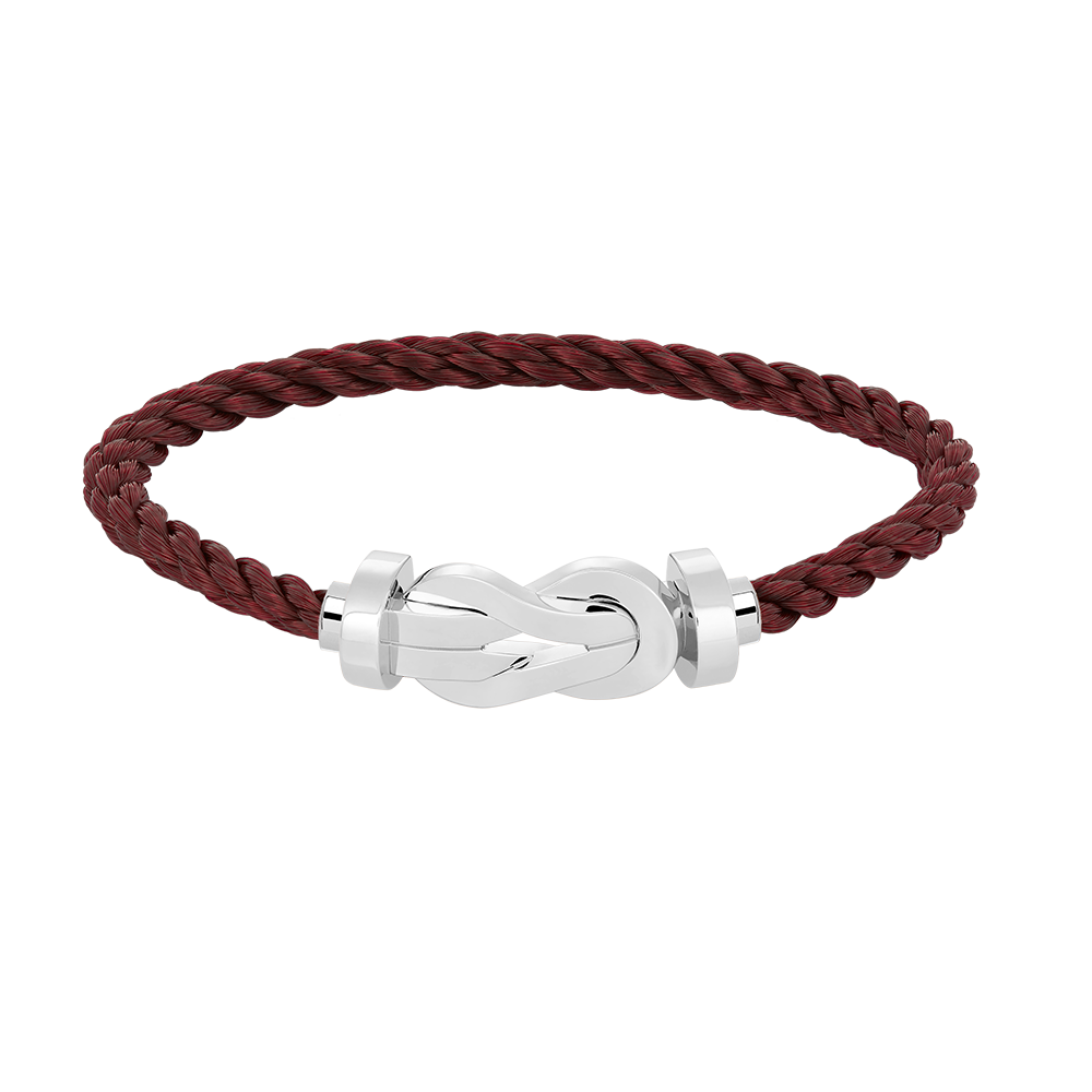 [Liorra]CHANCE LARGE 8 FIGURE BUCKLE NO DIAMOND BRACELET SILVER