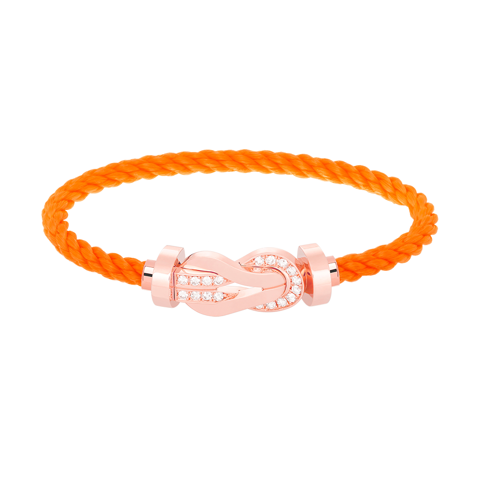 [Liorra]CHANCE LARGE 8 FIGURE BUCKLE HALF DIAMOND BRACELET Liorra GOLD