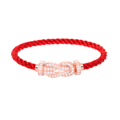 [Liorra]CHANCE LARGE 8 FIGURE BUCKLE FULL DIAMOND BRACELET Liorra GOLD