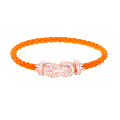 [Liorra]CHANCE LARGE 8 FIGURE BUCKLE FULL DIAMOND BRACELET Liorra GOLD