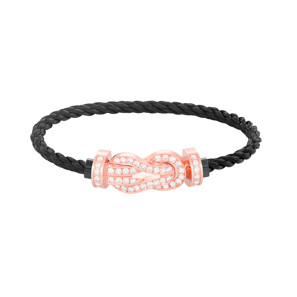 [Liorra]CHANCE LARGE 8 FIGURE BUCKLE FULL DIAMOND BRACELET Liorra GOLD