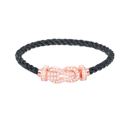 [Liorra]CHANCE LARGE 8 FIGURE BUCKLE FULL DIAMOND BRACELET Liorra GOLD