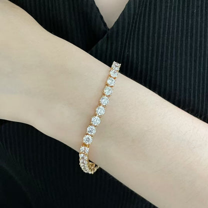 [Liorra jewelrys]TENNIS BRACELET WITH FULL DIAMOND SETTING