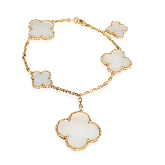 [Liorra]MAGIC CLOVER MOP GOLD BRACELET 5 MOTIFS