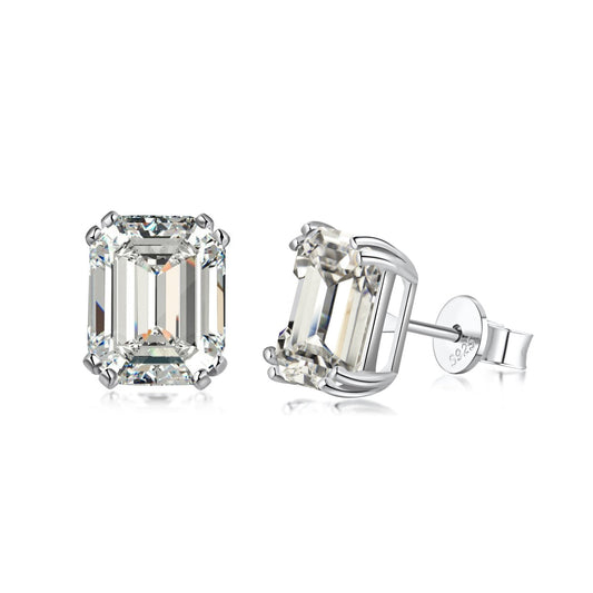 [Tonmkive Jewelry]Dazzling Square Shape Earrings