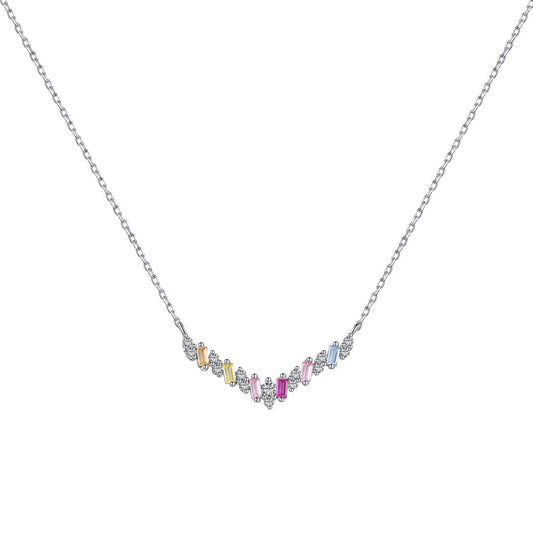 [Tonmkive Jewelry]Dazzling Rainbow Necklace