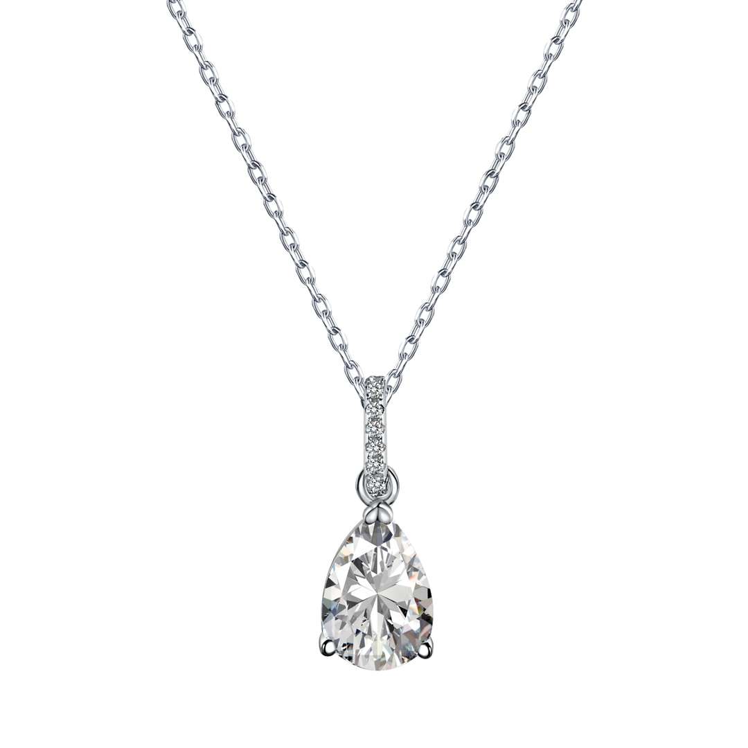 [Tonmkive Jewelry]Delicate Water Drop Shape Fashion Necklace