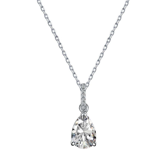 [Tonmkive Jewelry]Delicate Water Drop Shape Fashion Necklace