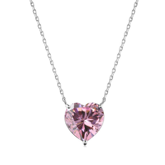 [Tonmkive Jewelry]6.0 carat Radiant Heart Shape Necklace
