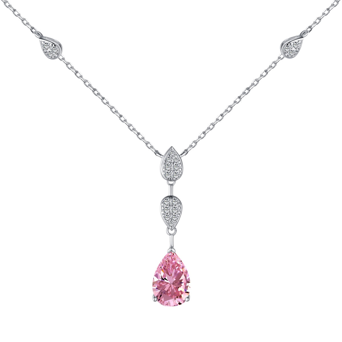 [Tonmkive Jewelry]Dazzling Pear Cut Necklace