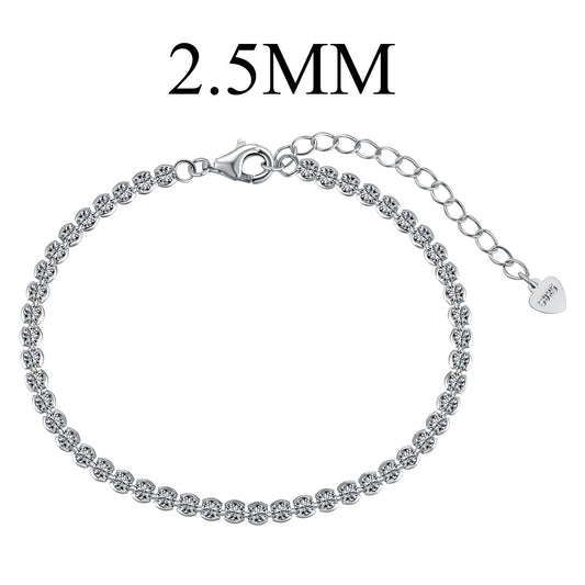 [Tonmkive Jewelry]Dazzling Sparkling Round Cut Daily Bracelet