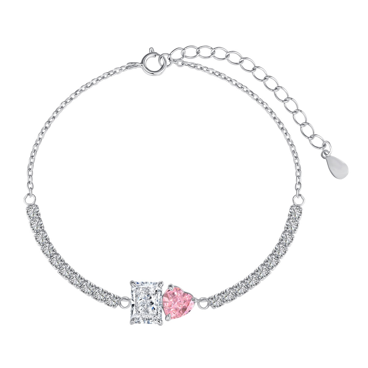 [Tonmkive Jewelry]Dazzling Unique Multi Shape Lover Bracelet