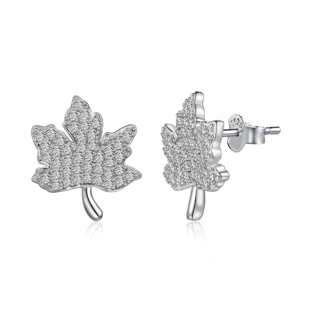 [Tonmkive Jewelry]Exquisite Maple Leaf Design Earrings