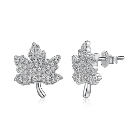[Tonmkive Jewelry]Exquisite Maple Leaf Design Earrings