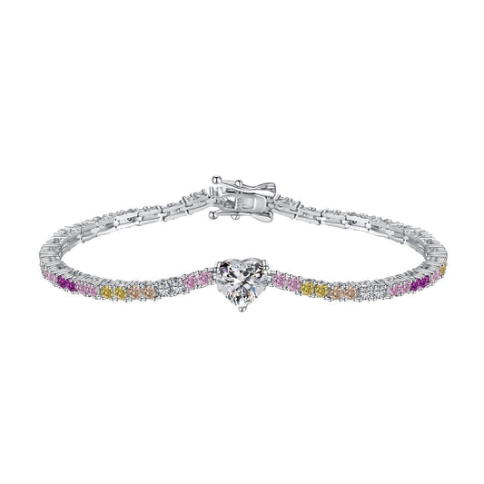 [Tonmkive Jewelry]Delicate Romantic Heart Shape Lover Bracelet