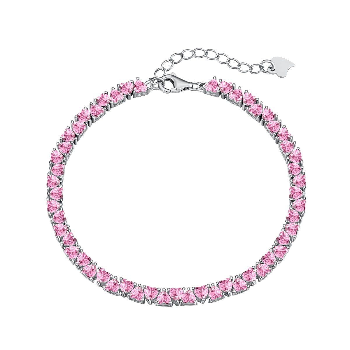 [Tonmkive Jewelry]Dazzling Romantic Heart Shape Lover Bracelet