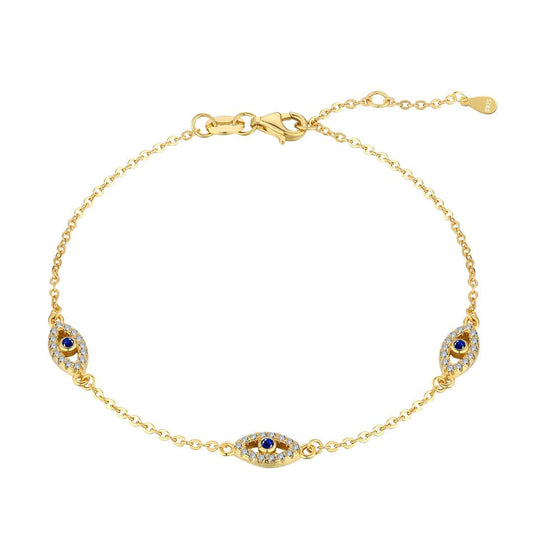 [Tonmkive Jewelry]Evil Eye Shape Pendent Necklace