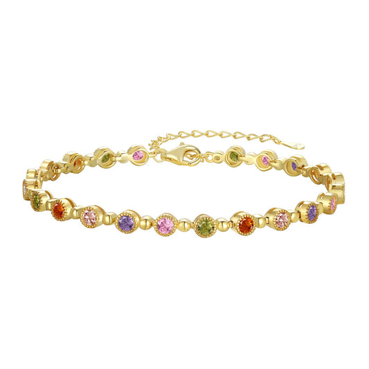 [Tonmkive Jewelry]Sparkling Exquisite Round Cut Party Bracelet