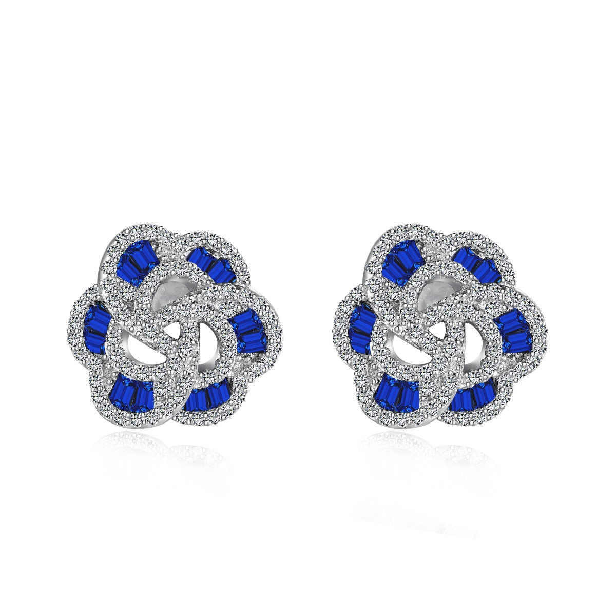 [Tonmkive Jewelry]Exquisite Flower Shape Daily Earrings