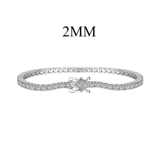 [Tonmkive Jewelry]Dazzling Exquisite Round Cut Daily Bracelet