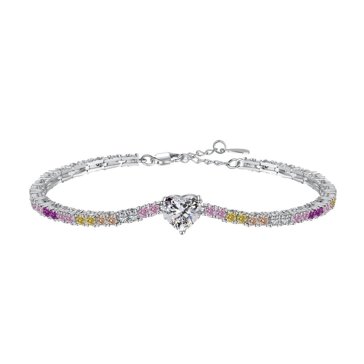[Tonmkive Jewelry]Delicate Romantic Heart Shape Lover Bracelet