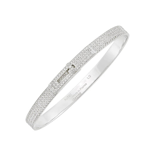 [Liorra]HM KELLY BRACELET IN SILVER AND FULL PAVE DIAMOND
