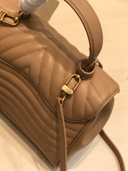 LV NEW WAVE TOP HANDLE 26CM BEIGE CALFSKIN