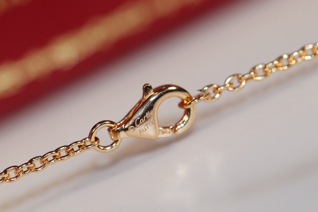 [Liorra]LOVE NECKLACE PINK GOLD AND SILVER