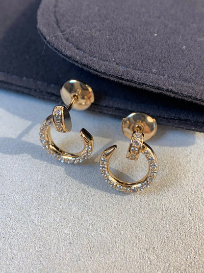 [Liorra]JUSTE EARRINGS GOLD DIAMONDS