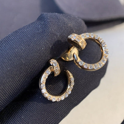 [Liorra]JUSTE EARRINGS GOLD DIAMONDS