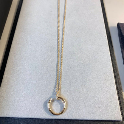 [Liorra]JUSTE NECKLACE PINK GOLD