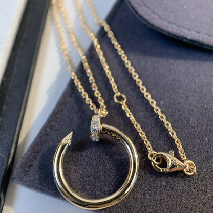[Liorra]JUSTE NECKLACE PINK GOLD