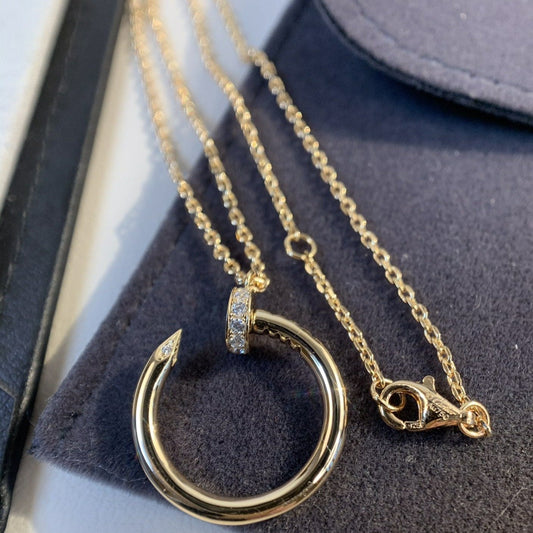 [Liorra]JUSTE NECKLACE PINK GOLD
