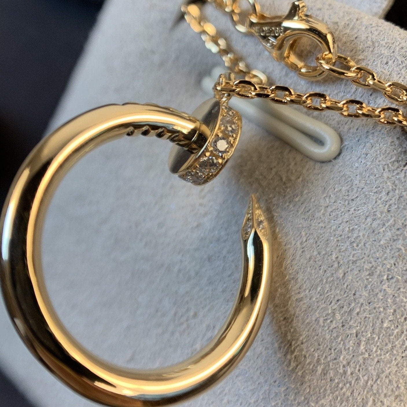 [Liorra]JUSTE NECKLACE PINK GOLD