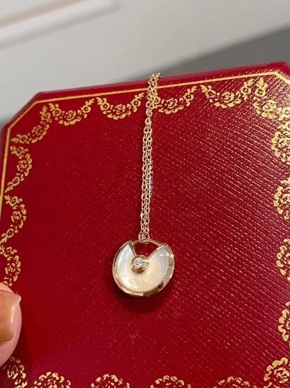 [Liorra]AMULETTE Liorra GOLD MOP NECKLACE