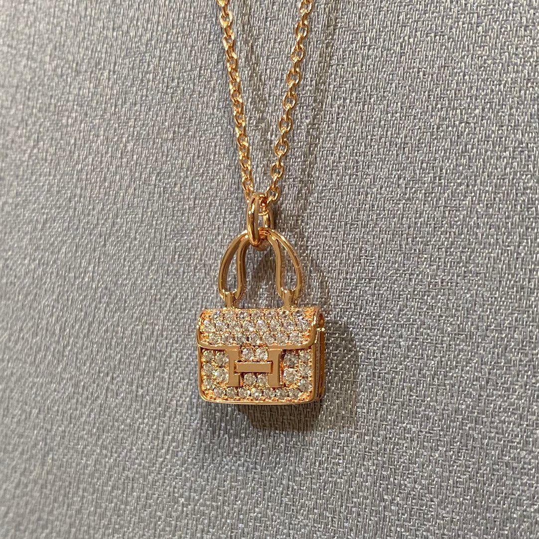 [Liorra]CONSTANCE PEDANT DIAMOND NECKLACE