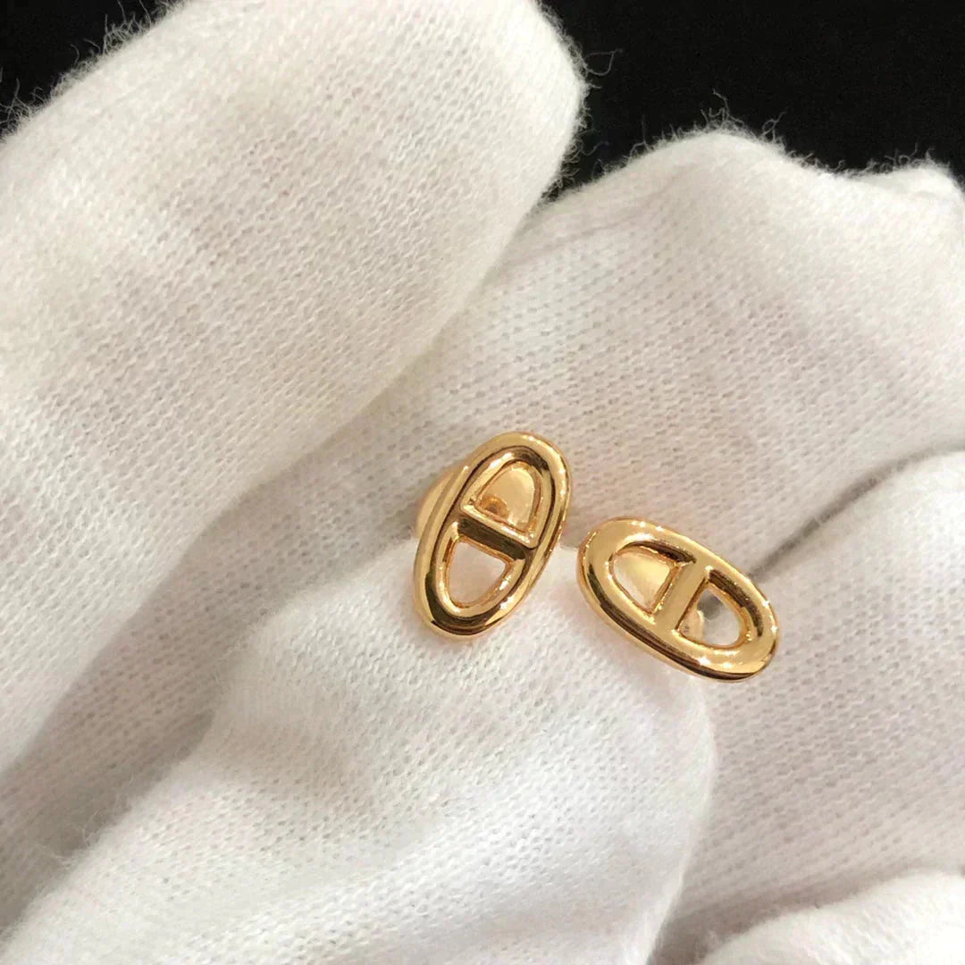 [Liorra]CHAINE SMALL EARRINGS GOLD AND SILVER