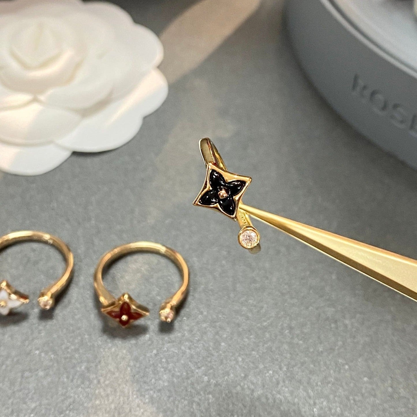 [Liorra]STAR 1 DIAMOND OPEN RING