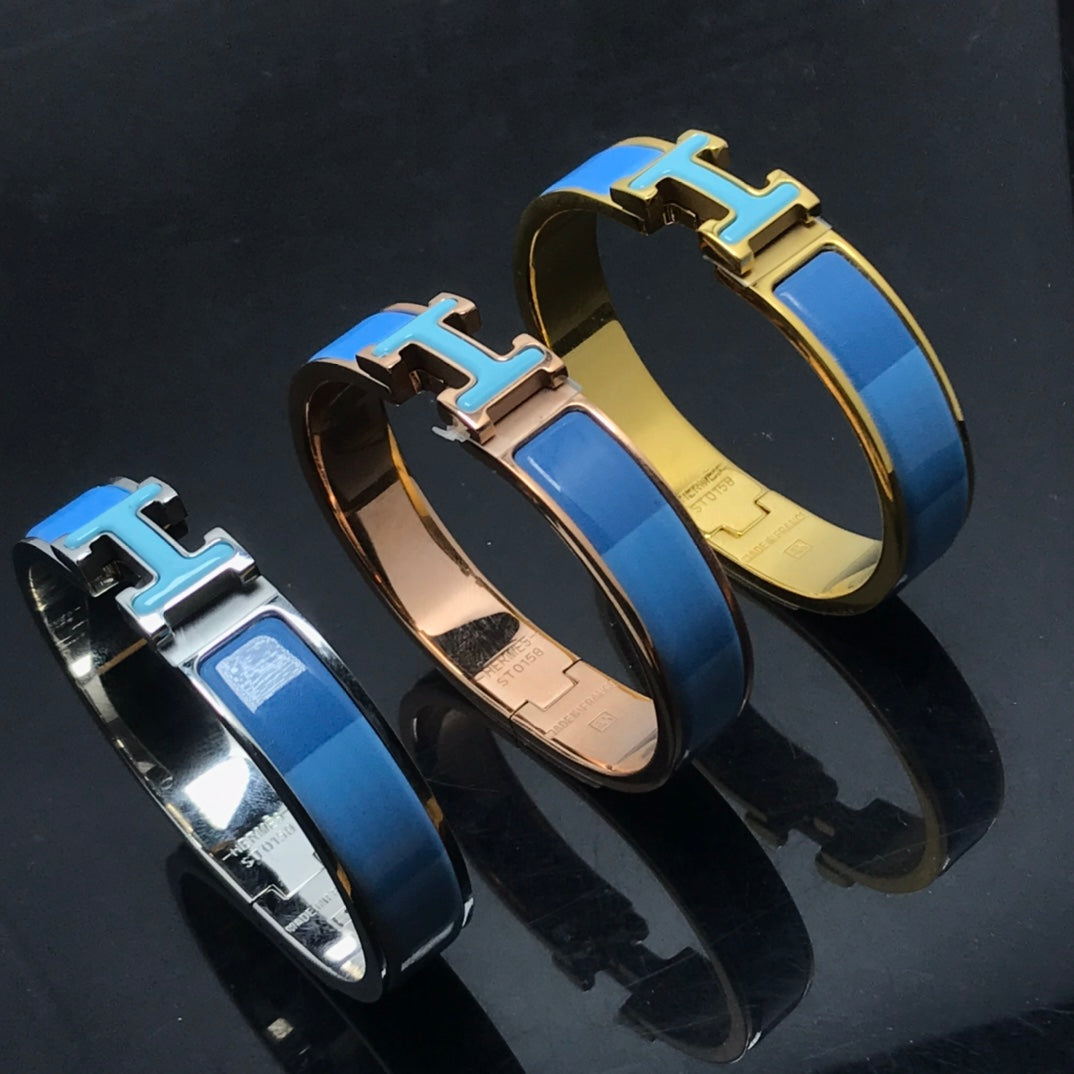 [Liorra]H BRACELET BLUE RAINBOW CERAMIC