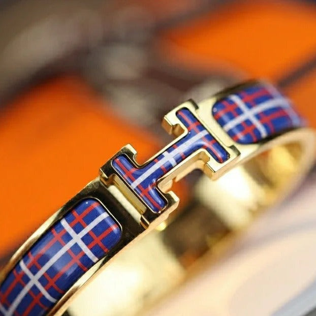 [Liorra]H TARTAN BRACELET 12MM