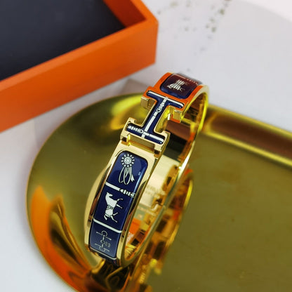 [Liorra]H COUVERTURES DARK BLUE BRACELET