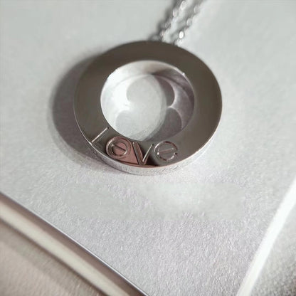 [Liorra]LOVE NECKLACE ADJUSTABLE SILVER
