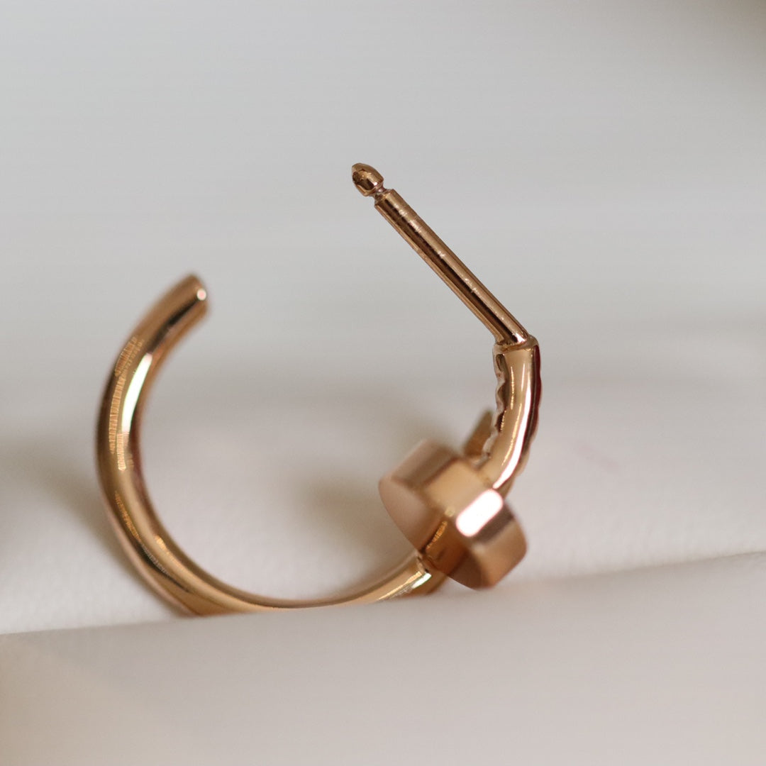 [Liorra]JUSTE EARRINGS PINK GOLD