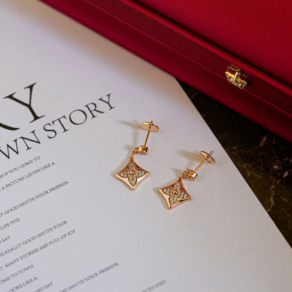 [Liorra]STAR DIAMONDS EARRINGS GOLD