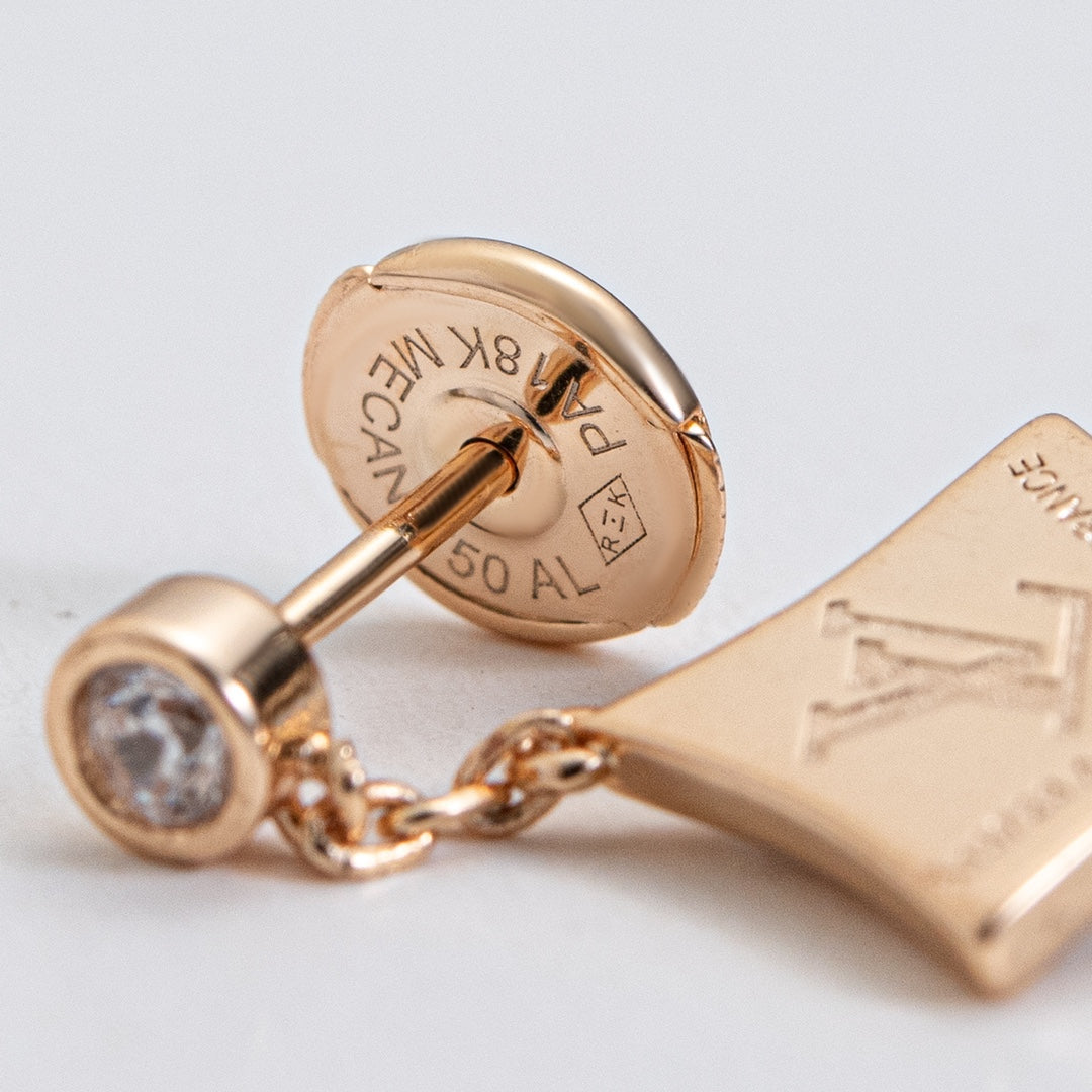 [Liorra]STAR DIAMONDS EARRINGS GOLD