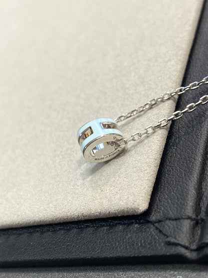 [Liorra]POP H LIGHT BLUE NECKLACE