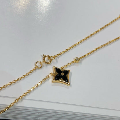 [Liorra]STAR BLACK MOP NECKLACE