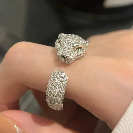 [Liorra]PANTHERE 5.5MM ALL DIAMOND RING