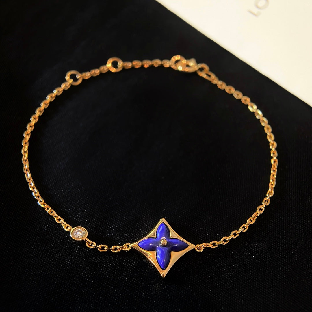 [Liorra]COLOR STAR PINK GOLD DIAMOND BRACELET